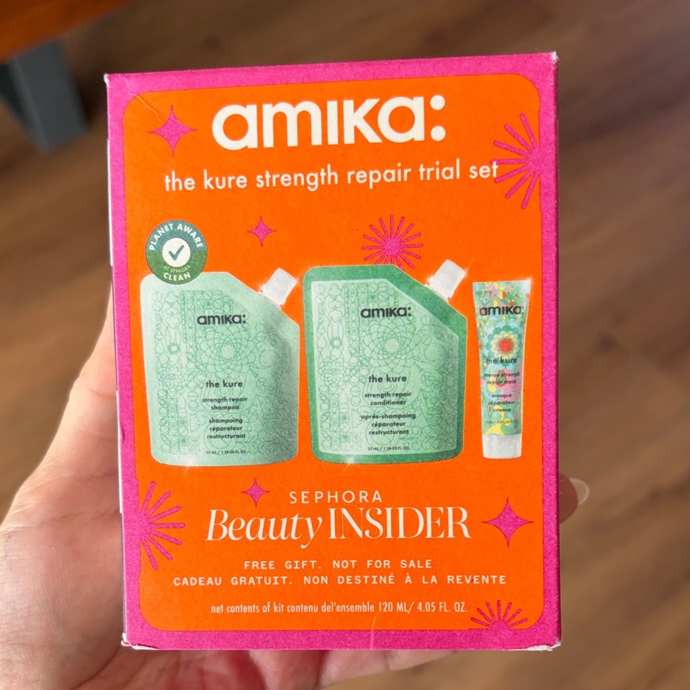 amika - Strength Repair Pouches Travel Hair Repair Kit